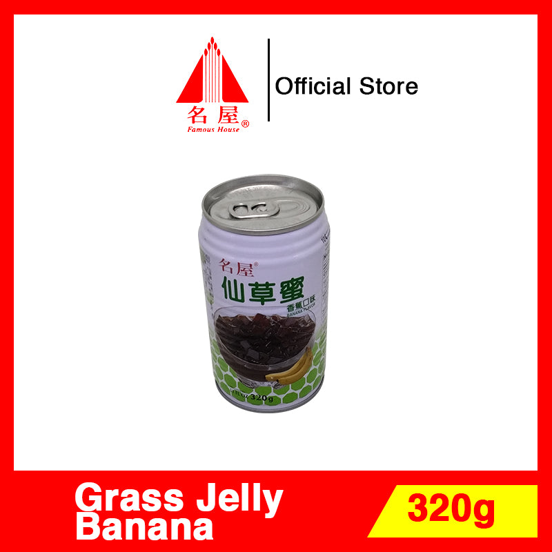 Famous House Grass Jelly Drink with Banana 320g HK MX Products